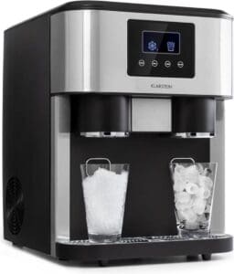 Klarstein Eiszeit Crush ijsblokjesmachine - 3-in-1: ijsklontjes, crushed ice en ijswater
