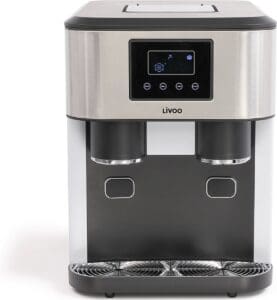 Livoo DOM456 - IJsblokjesmachine en Waterdispenser - ijsblokjes - crushed ice - gekoeld water