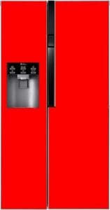 LG GSL360R - Amerikaanse koelkast - Rood