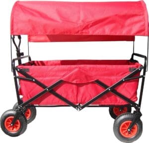 Mac Sports Wagon - Opvouwbare bolderkar rood