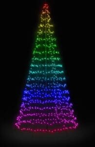 Twinkly vlaggenmast kerstboom met 750 LED lampjes