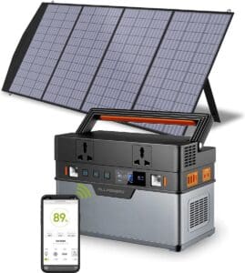 Allpowers® - Zonnepaneel Set - 606Wh - Opvouwbare 120W Zonnepaneel - Solar Power Station - Zonne-Energie Generator