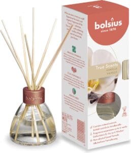 Bolsius True Scents - Geurstokjes - Vanille - 3 stuks - Voordeelverpakking