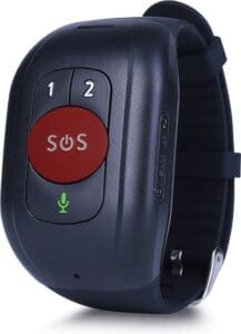 MijnSOS - Alarm horloge 4G - Zwart/rood