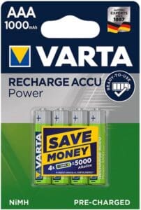 Varta AAA Oplaadbare Batterijen