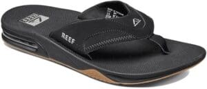 Reef Fanningblack/Silver Heren Slippers