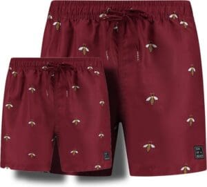 Son of beach Bijen vader en zoon zwembroek